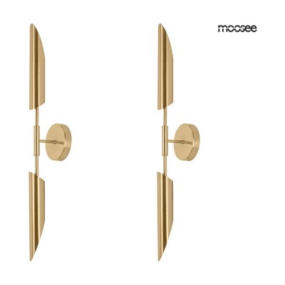 MOOSEE zestaw 2 lamp ściennych LOCCA      złoty