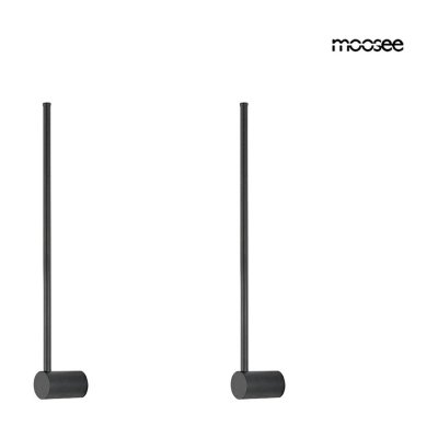 MOOSEE zestaw 2 lamp ściennych OMBRE 60   czarny