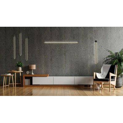 MOOSEE zestaw 2 lamp ściennych OMBRE 60   czarny