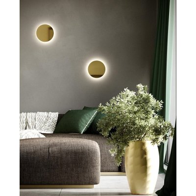 MOOSEE zestaw 2 lamp ściennych SHADOW     SUN 25 złoty
