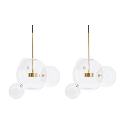 MOOSEE zestaw 2 lamp wiszących CAPRI 4    złoty