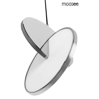 MOOSEE zestaw 2 lamp wiszących DISCO      srebrny