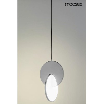 MOOSEE zestaw 2 lamp wiszących DISCO      srebrny