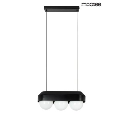 MOOSEE zestaw 2 lamp wiszących DROPS 3    czarny