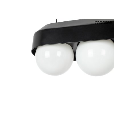 MOOSEE zestaw 2 lamp wiszących DROPS 3    czarny