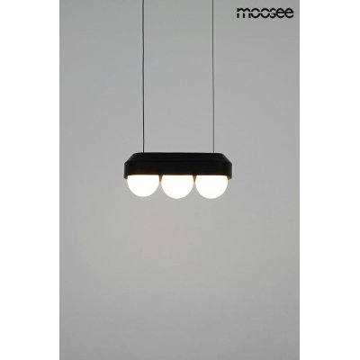 MOOSEE zestaw 2 lamp wiszących DROPS 3    czarny