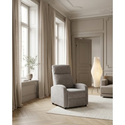 Fotel RELAX PREMIUM jasny szary