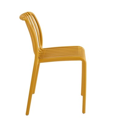 Zestaw 2 krzeseł STRIPS UV żółty