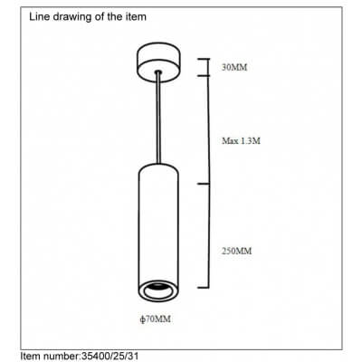 Lampa wisząca Gipsy circle 7