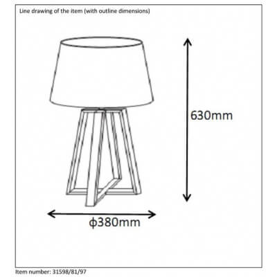 Lampa stołowa Coffee