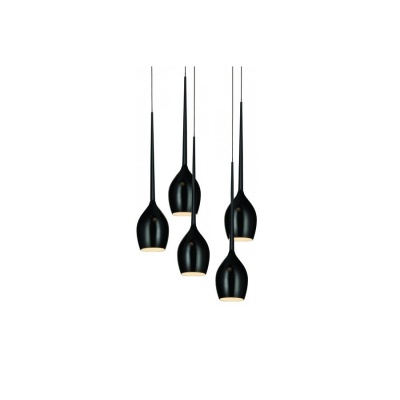 Izza 5 black - Lampa wisząca