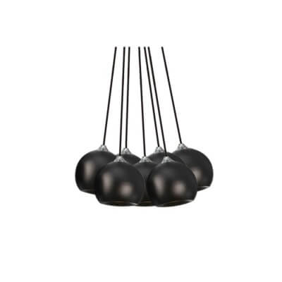 Gulia 7 black - Lampa wisząca