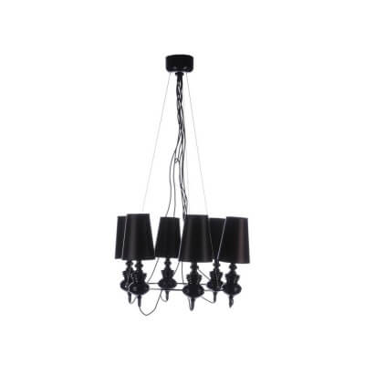 Baroco 6 black - Lampa wisząca