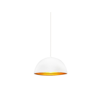 Modena 40 white/gold - Lampa wisząca