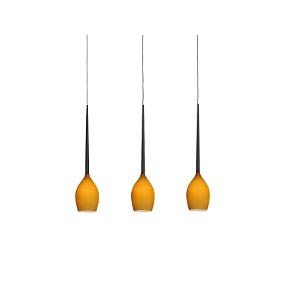 Izza 3 mat amber - Lampa wisząca
