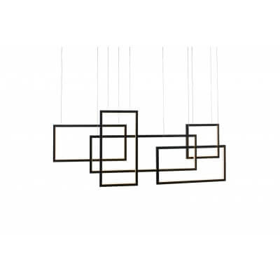 Quadratus black - Lampa wisząca