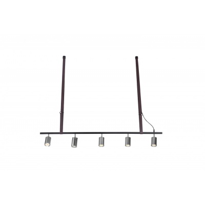 Biram (black/chrom) - Lampa wisząca