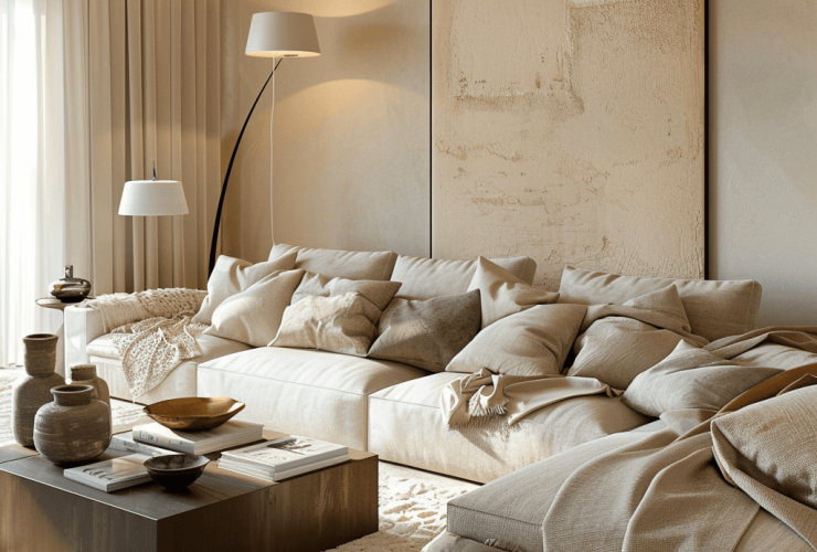 Jak ożywić beżowy salon